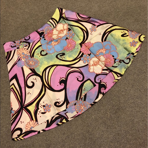 Free People Multicolor Floral Mini Skirt - Picture 2 of 5